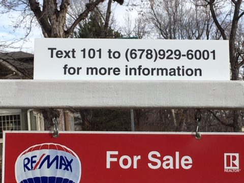 real estate sign riders