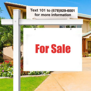 real estate sign rider ideas